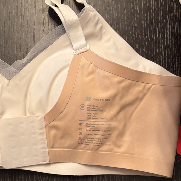 Honeylove Crossover Bra in Sand Size 1X-L - Picture 10 of 12
